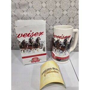 2011 Budweiser Clydesdale Holiday Stein Anheuser Busch Collection Limited‎ Ed.